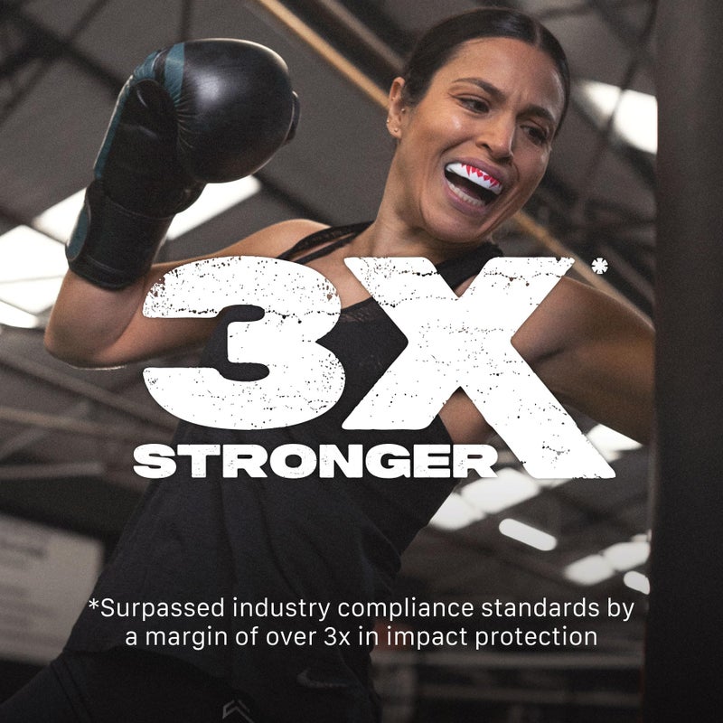 SafeJawz Sports Mouthguard, Dual Layer Premium Mouth Guard with Case for Basketball, Lacrosse, Football, Martial Arts, Hockey, Wrestling, Ice Hockey and All Contact Sports - Image 2
